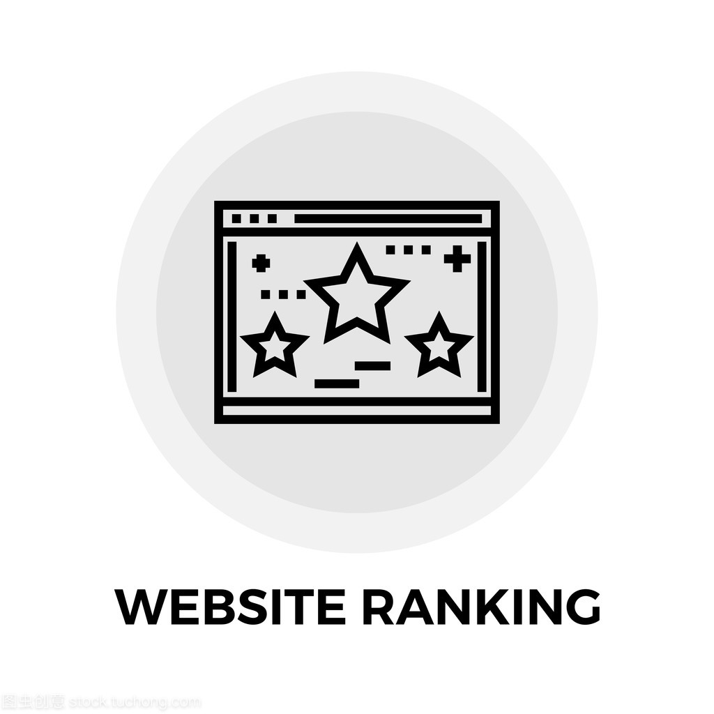 網(wǎng)站排名線圖標(biāo)